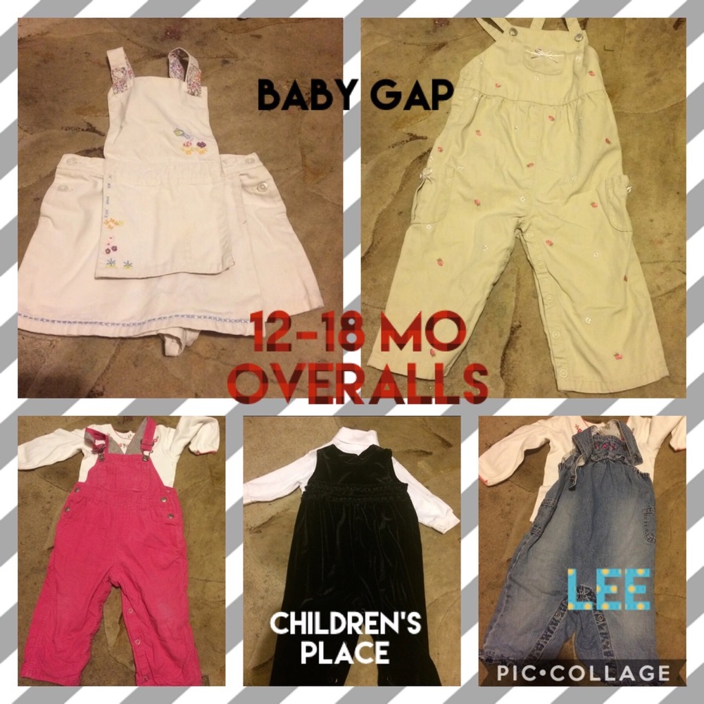 Overalls 12-18mo individual sale or multiple style